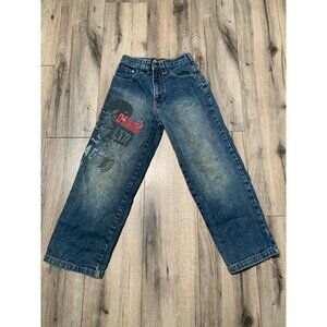 Southpole Kids 8 Boys Skate Pants Wide Leg FLAW